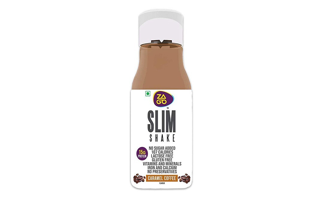 Za Go Slim Shake, Caramel Coffee Flavour   Bottle  250 millilitre